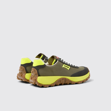 Back view of Drift Trail VIBRAM Multicolor Recycled PET and Nubuck Women's Sneakers.