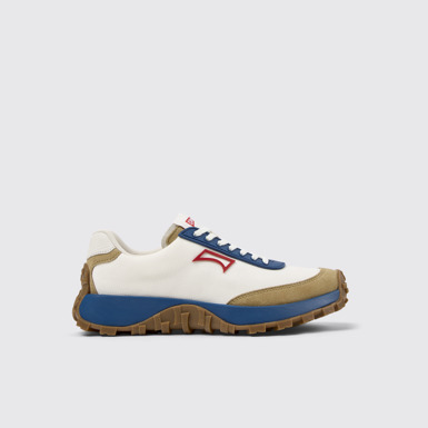 Side view of Drift Trail Multicolor Textile and Nubuck Leather Sneakers for Women.