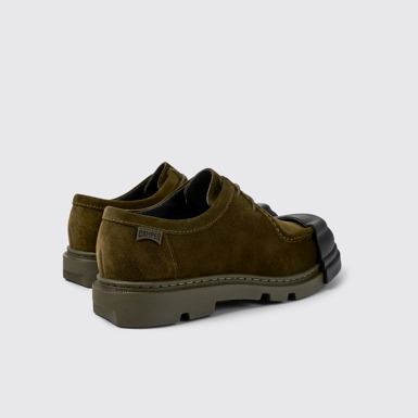 Back view of Junction Green Nubuck Wallabee for Women