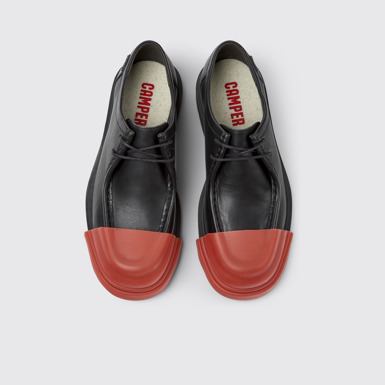 Junction Black Leather Women's Shoes.