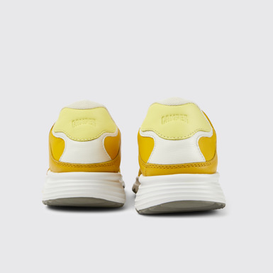 Drift Sneakers amarillas de tejido y piel para mujer