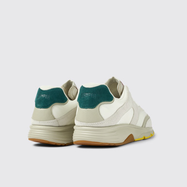 Back view of Drift Multicolored textile and nubuck sneakers for women