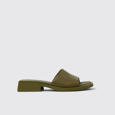 Dana Mules en cuir vert pour femme