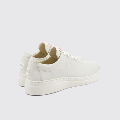 Runner Up Baskets en cuir non teint blanc pour femme