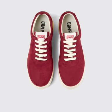 Runner Up Sneakers burdeos de nobuk para mujer