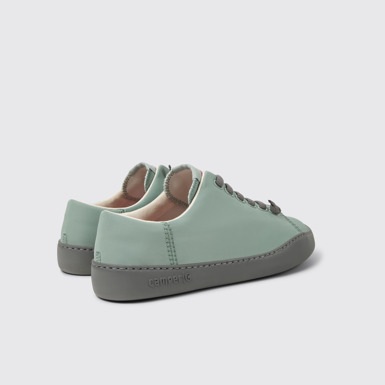 Back view of Peu Touring Green Recycled PET Women's Sneakers.