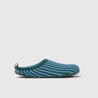 Side view of Wabi Multicolored slippers for women