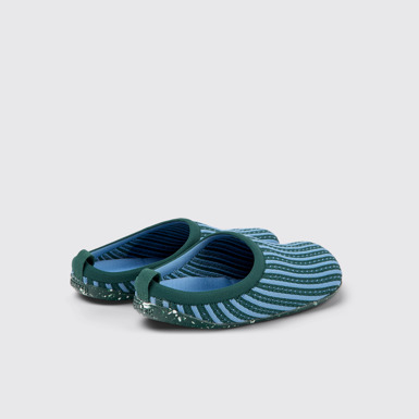 Back view of Wabi Multicolored slippers for women