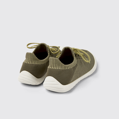 Back view of Path Multicolored textile sneakers for women