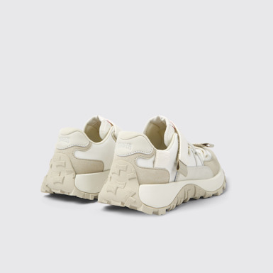 Drift Trail Sneakers blancos de tejido y nobuk para mujer