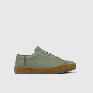 Peu Terreno Zapatos verdes de piel para mujer