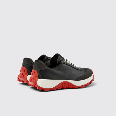 Back view of Drift Trail VIBRAM Multicolor Leather and Nubuck Sneakers for Women.