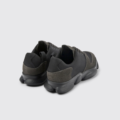 Karst Baskets noires en PET recyclé et cuir pour femme