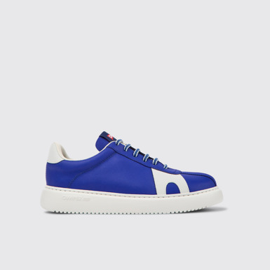 Side view of Runner K21 MIRUM® Blue MIRUM® textile sneakers for women