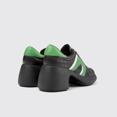 Thelma Zapato de piel/nobuk negro para mujer