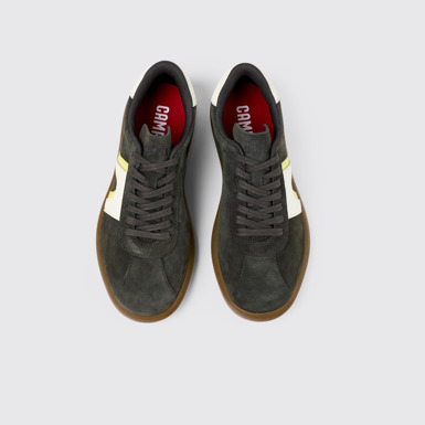 Pelotas Soller Sneaker de nubuc/pell de color gris per a dona