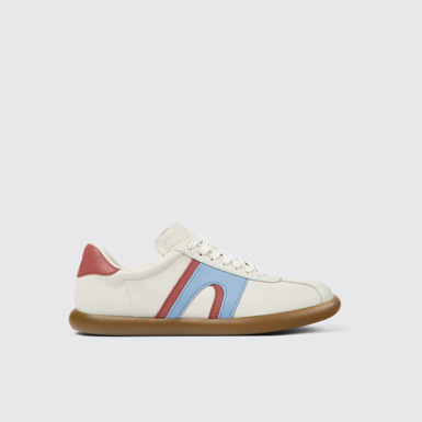 Twins Sneaker de piel blanca para mujer
