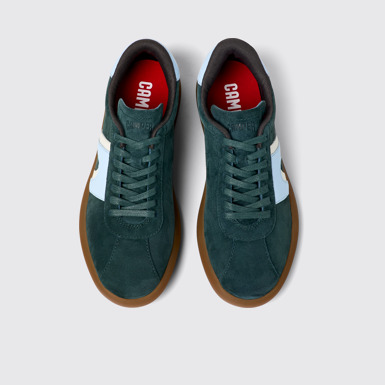 Overhead view of Pelotas Soller Green Nubuck/Leather Sneaker for Women