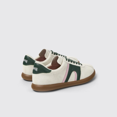 Back view of Pelotas Soller Multicolor Leather Sneakers for Women.