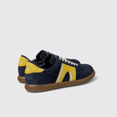 Back view of Pelotas Soller Multicolor Leather Sneakers for Women.