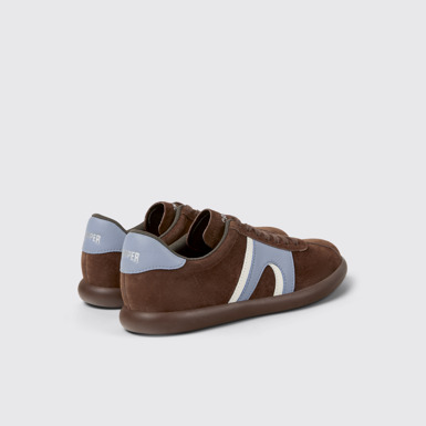 Back view of Pelotas Soller Multicolor Nubuck and Leather Sneakers for Women.