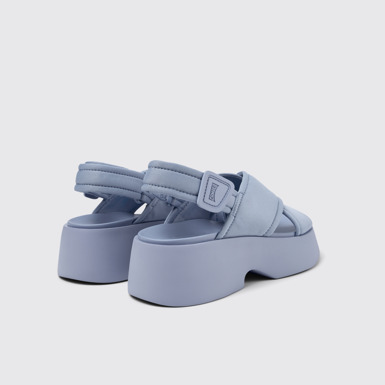 Tasha Sandalia con tira cruzada de tejido para mujer