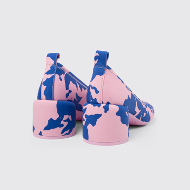 Back view of Niki Multicolored Textile Ballerina for Women