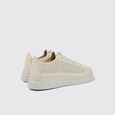 Runner Weißer Damensneaker aus Textil