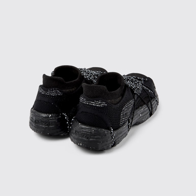 Back view of ROKU Black Sneaker for Women