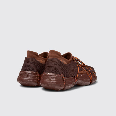 Back view of ROKU Burgundy Sneaker for Women