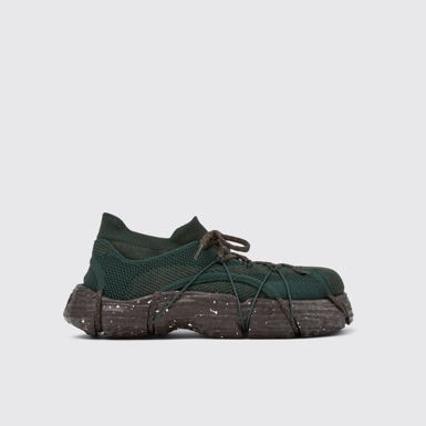 Side view of ROKU Green Sneaker for Women