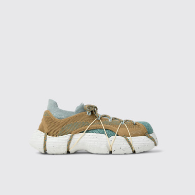 Side view of Roku Multicolor Textile Sneakers for Women.