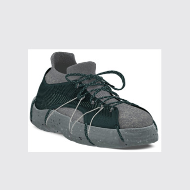 Front view of Custom ROKU Disassembled Sneaker for Women