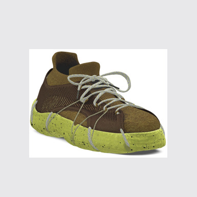 Front view of Custom ROKU Disassembled Sneaker for Women