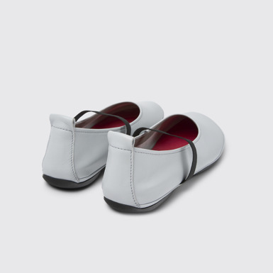 Right Babies en cuir gris pour femme