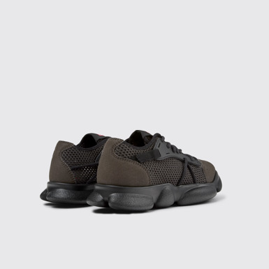 Back view of Karst Gray and black TENCEL™ & MIRIUM® Sneaker for Women