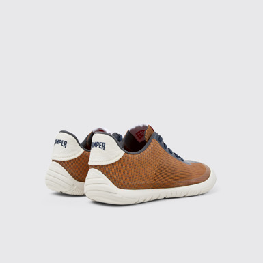 Back view of Camper x INEOS Britannia Multicolored Textile Sneakers for Women