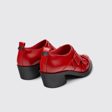 Twins Chaussures en cuir rouge pour femme