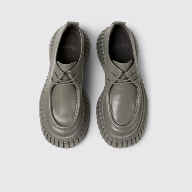 Pix BCN Chaussures en cuir gris pour femme.