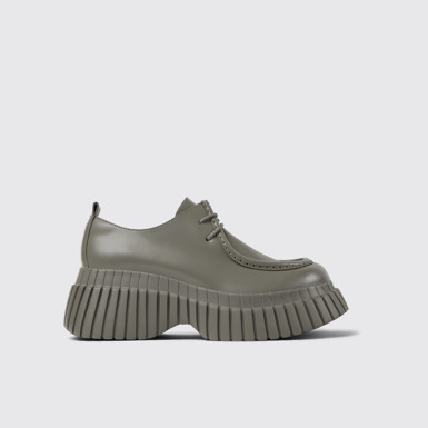 Pix BCN Chaussures en cuir gris pour femme.