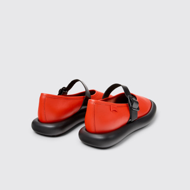 Onda Merceditas de piel roja para mujer