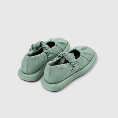 Back view of Onda Green Recycled PET Ballerinas for Women.