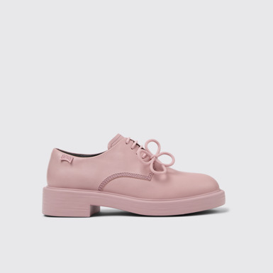 Twins Zapatos de piel rosa para mujer