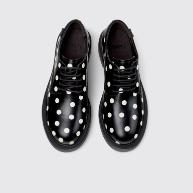 Dean Scarpe in pelle nere e bianche Da donna.