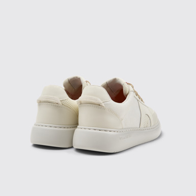 Back view of Runner K21 Sorona® White Sorona® Mesh Women's Sneakers.