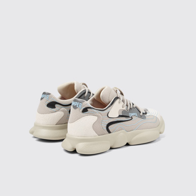 Back view of Karst Multicolored Textile Sneaker for Women