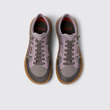 Peu Serra Mehrfarbige Sneakers aus Jacquard-Strick aus PET für Damen.