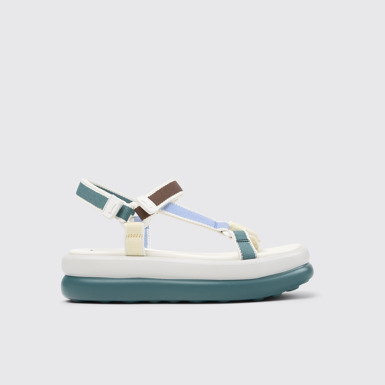 Twins Sandalias de textil multicolor para mujer con suelas de EVA.