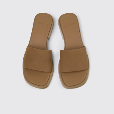 Dana Braune Nubukleder-Sandalen Für Damen.