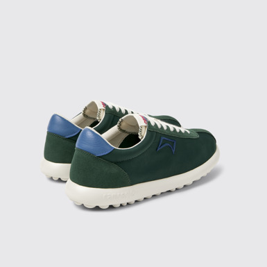 Back view of Pelotas XLF Multicolor Textile and Nubuck Sneakers for Women.